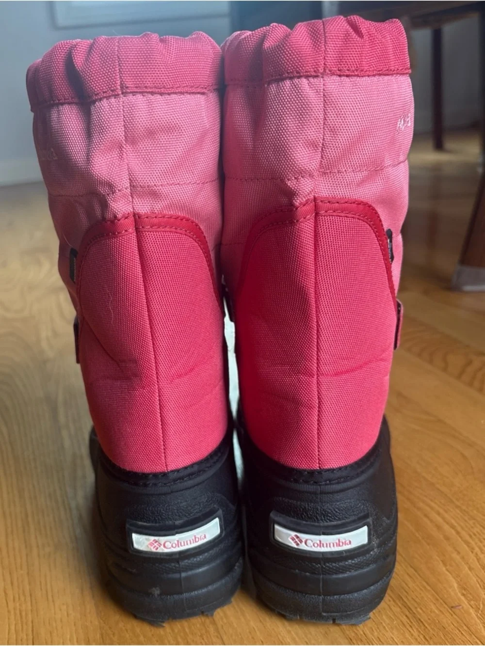 Columbia Powderbug II Snow Boots Kids Waterproof Pink Winter Youth Girls Size 5Y